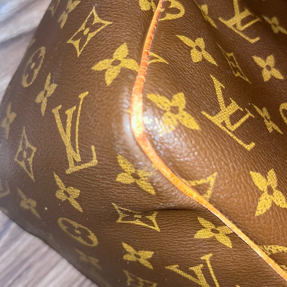 Louis Vuitton Brown Monogram Tote Bag - Picture 5 of 10